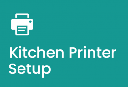 Kitchen Printer Setup